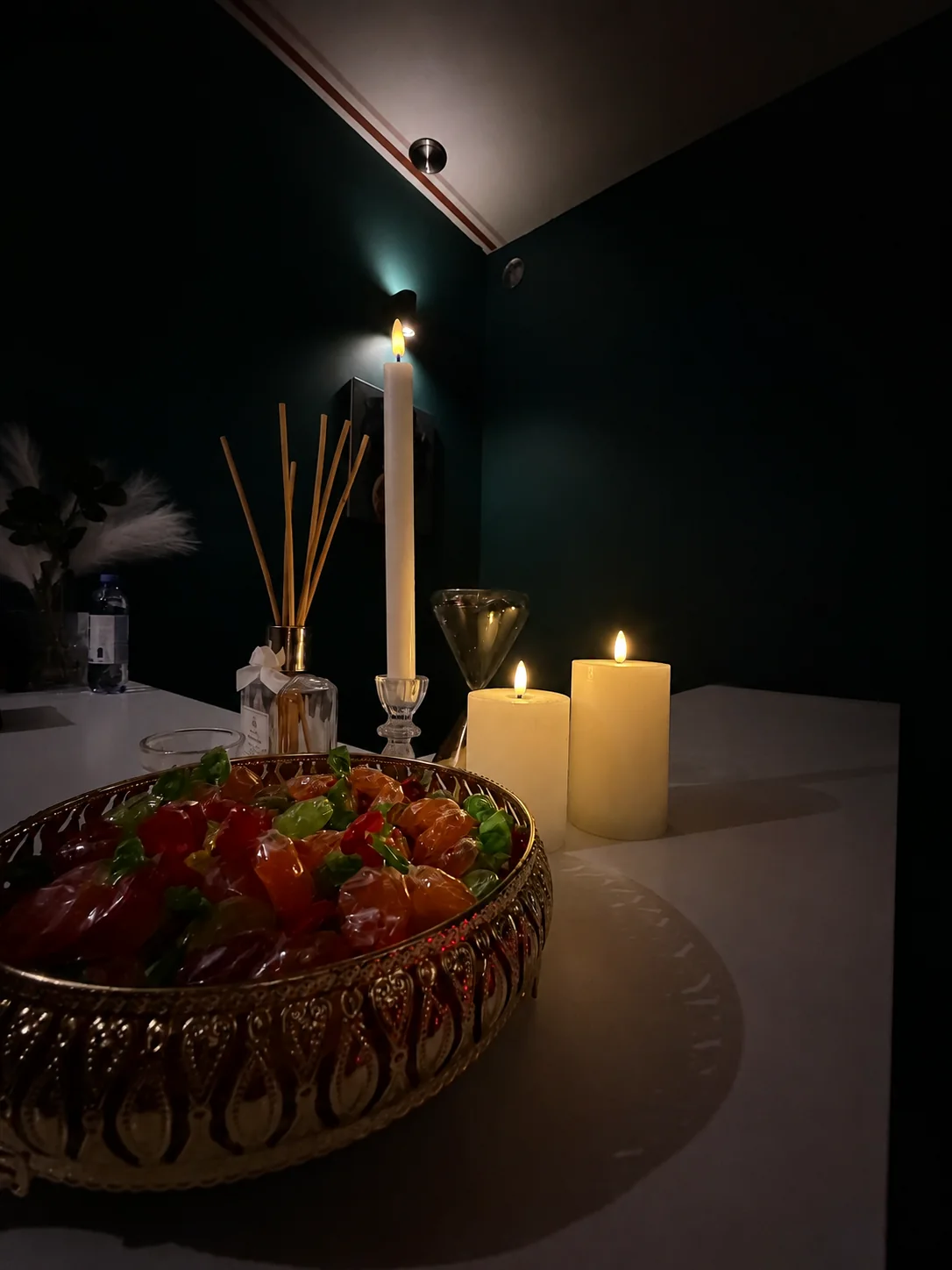 Detale wnętrza salonu